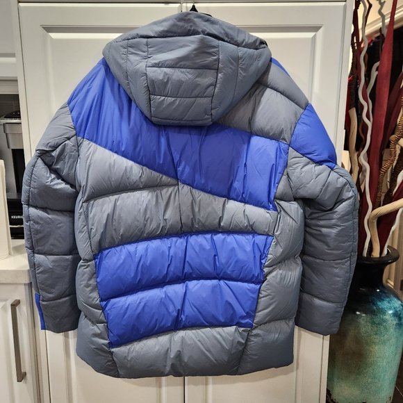 BOSS Logo-Patch Reversible Hooded Padded Jacket - Picture 7 of 15